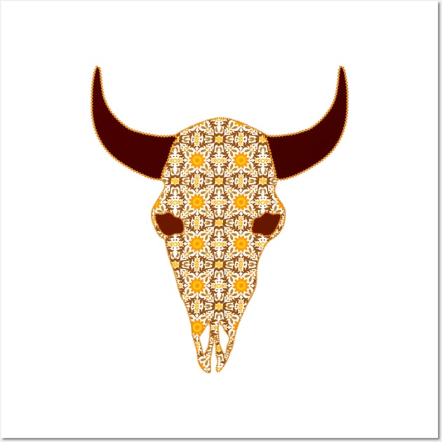 Buffalo Skull Wall Art by Nuletto